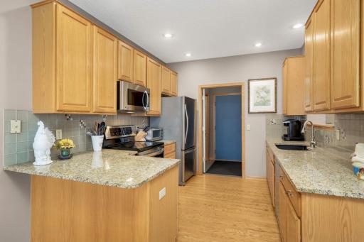 Pull up a couple of stools to the counter for the perfect place to enjoy your morning coffee.