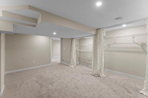 The fourth bedroom with an egress window was added by the seller and has a huge closet.