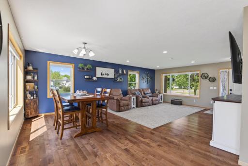 A welcoming main level for gathering and entertaining.