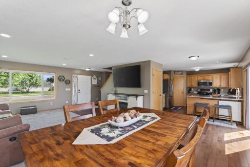 Open concept gives you a connected design to the entire main floor.
