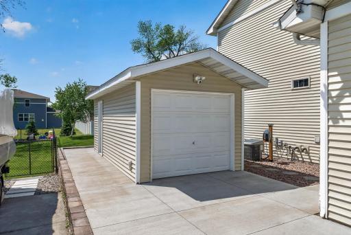 20' x 10' shed - 220 amp service + built in solid shelving for organization.
