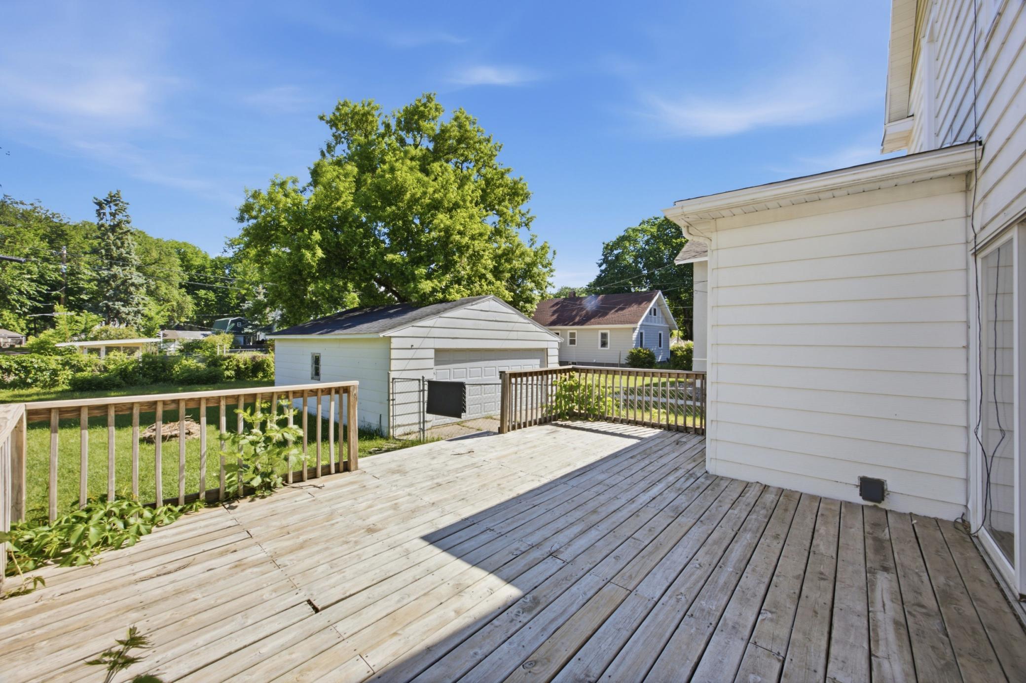 Large Wood Deck