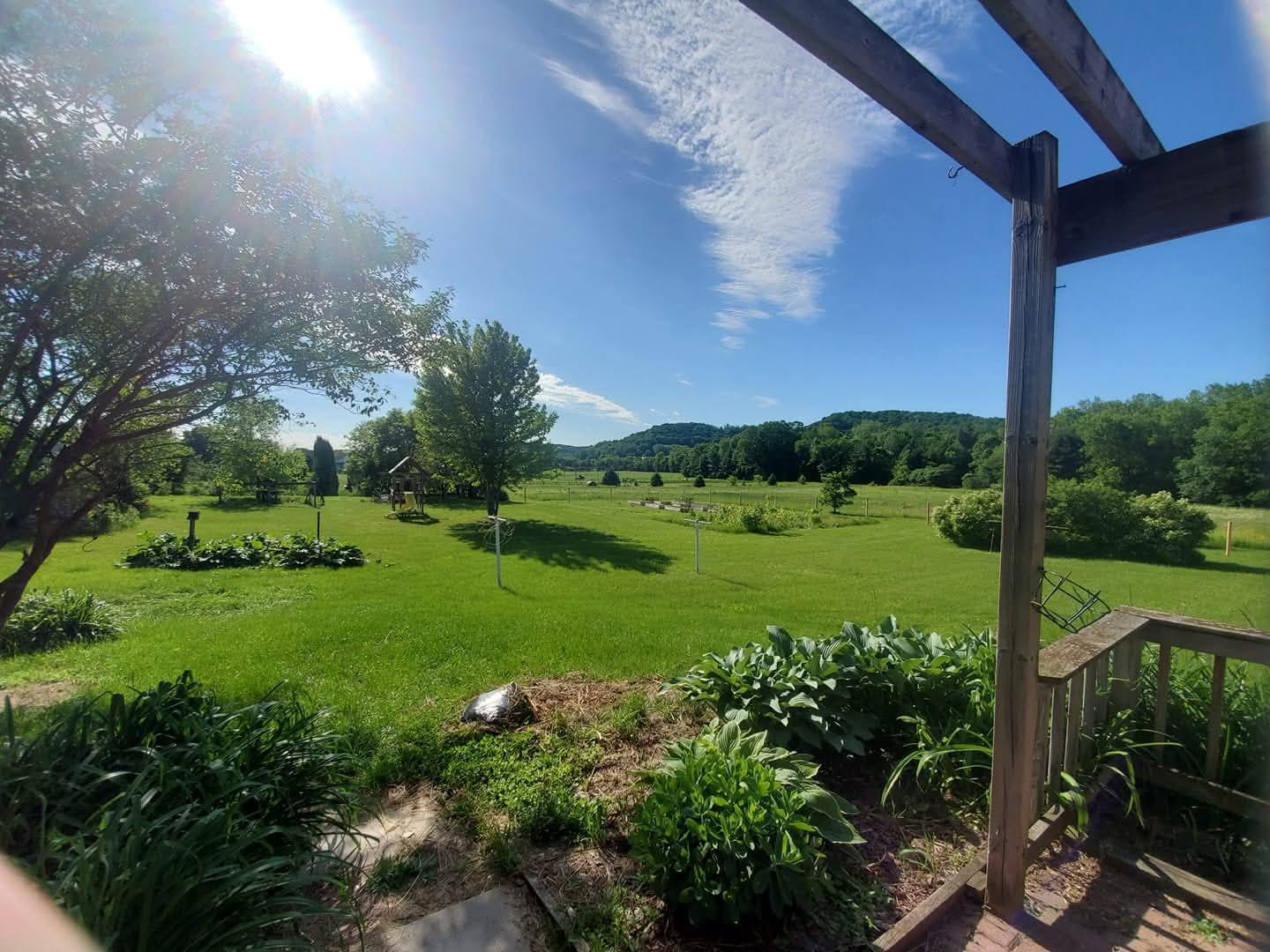 Fenced in yard allows room to roam!