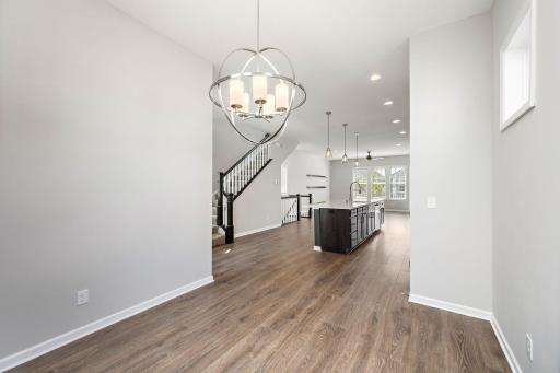 Dining Area Opens to Kitchen