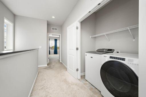Upper Level Laundry Closet
