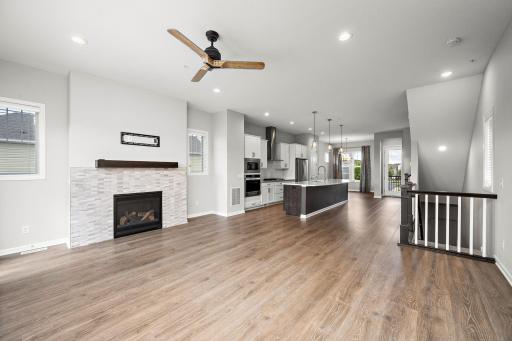 Upper level Open Floor Concept