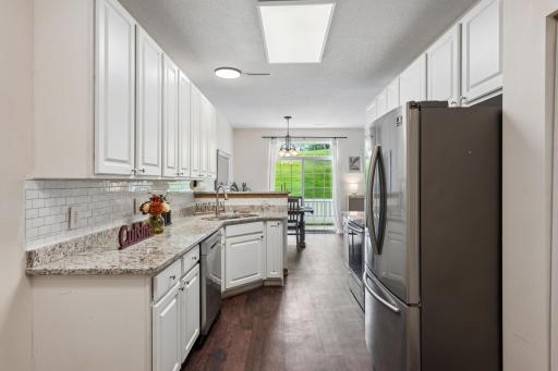 868 Princeton Avenue - Spacious kitchen with many cabinets and new countertops