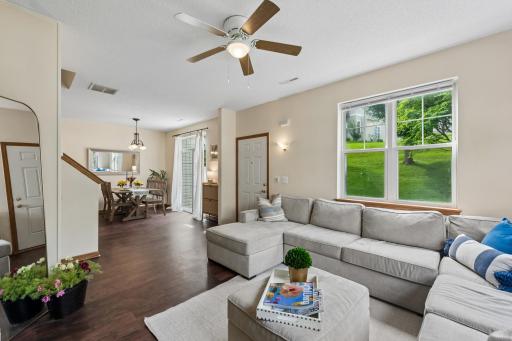 868 Princeton Avenue: Sought-after South-facing End-Unit Townhome with tranquil lawn views & patio in desirable Shakopee, One of The Best Units at PROVIDENCE POINTE.