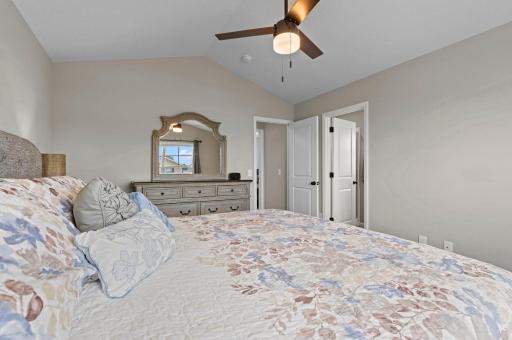 Owner's Suite with Vaulted Ceiling enhancing the luxurious feel of the space.