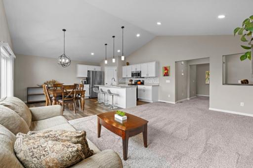 Chef-inspired kitchen layout perfect for entertaining. SS appliances are energy efficient and wifi capable.