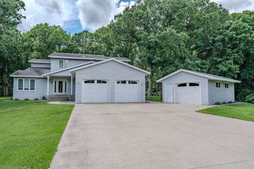 2 Story with finished garage plus extra garage