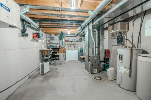 Utility room showing storage - freezer stays