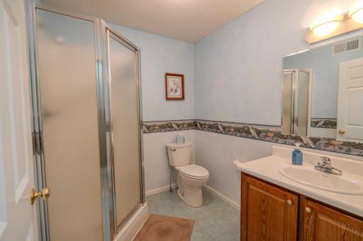 Bathroom upstairs for guests and other 2 bedrooms