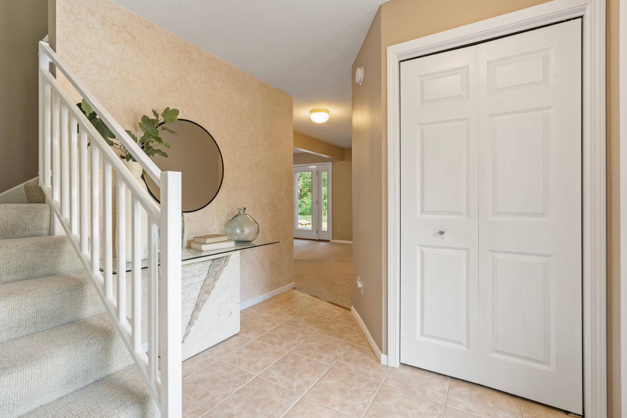 Welcoming entry way