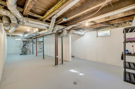 Lastly, this clean and open block-foundation basement is a happy surprise with a historic home! It has loads of room for storage. All the mechanicals are new as of 2021.