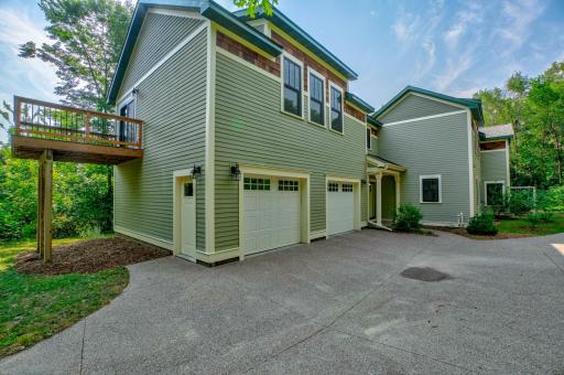 The 2+ car garage is insulated, sheet-rocked, and painted, and it has an electric heater.