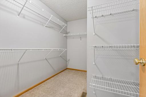 Expansive walk-in closet!