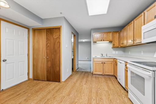 Seamless flow into the living area.