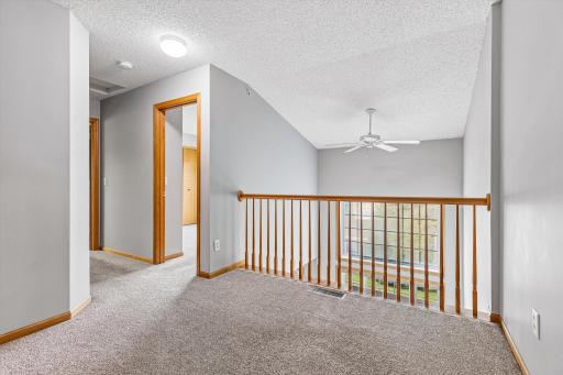 Stunning upstairs lookout from this spacious loft!
