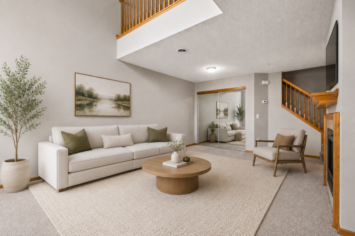 This room has been virtually staged using Ai technology.
