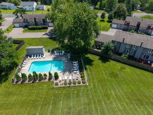 You will appreciate the inground heated community pool —a true treat on hot summer days.