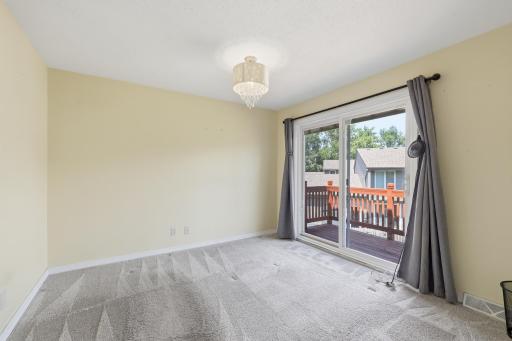 Unstaged primary bedroom.