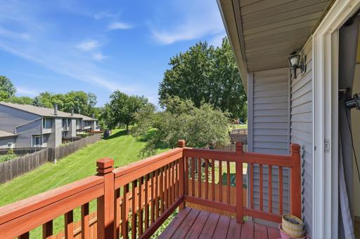 Right outside your bedroom door, the deck offers a perfect spot to unwind with a book, tea, or coffee.