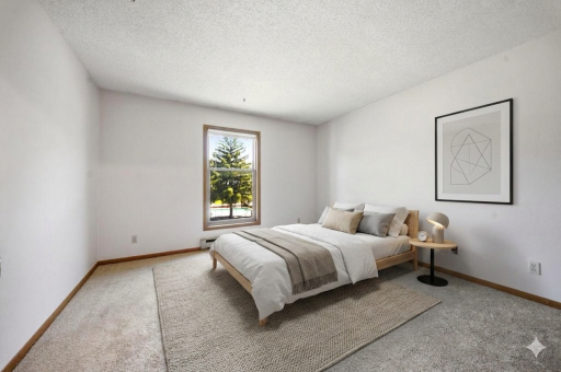 Virtually Staged Bedroom