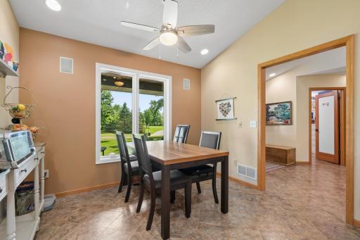 3459 166th Ln NW - Dining Room with New Ceiling Fan
