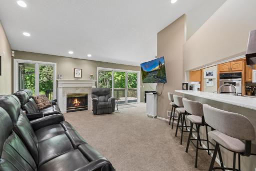 3459 166th Ln NW - Vaulted Ceilings, Fireplace, Living Room with Eat-in Kitchen