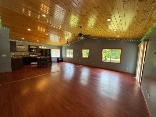 Spacious Open Concept Living Kitchen Area