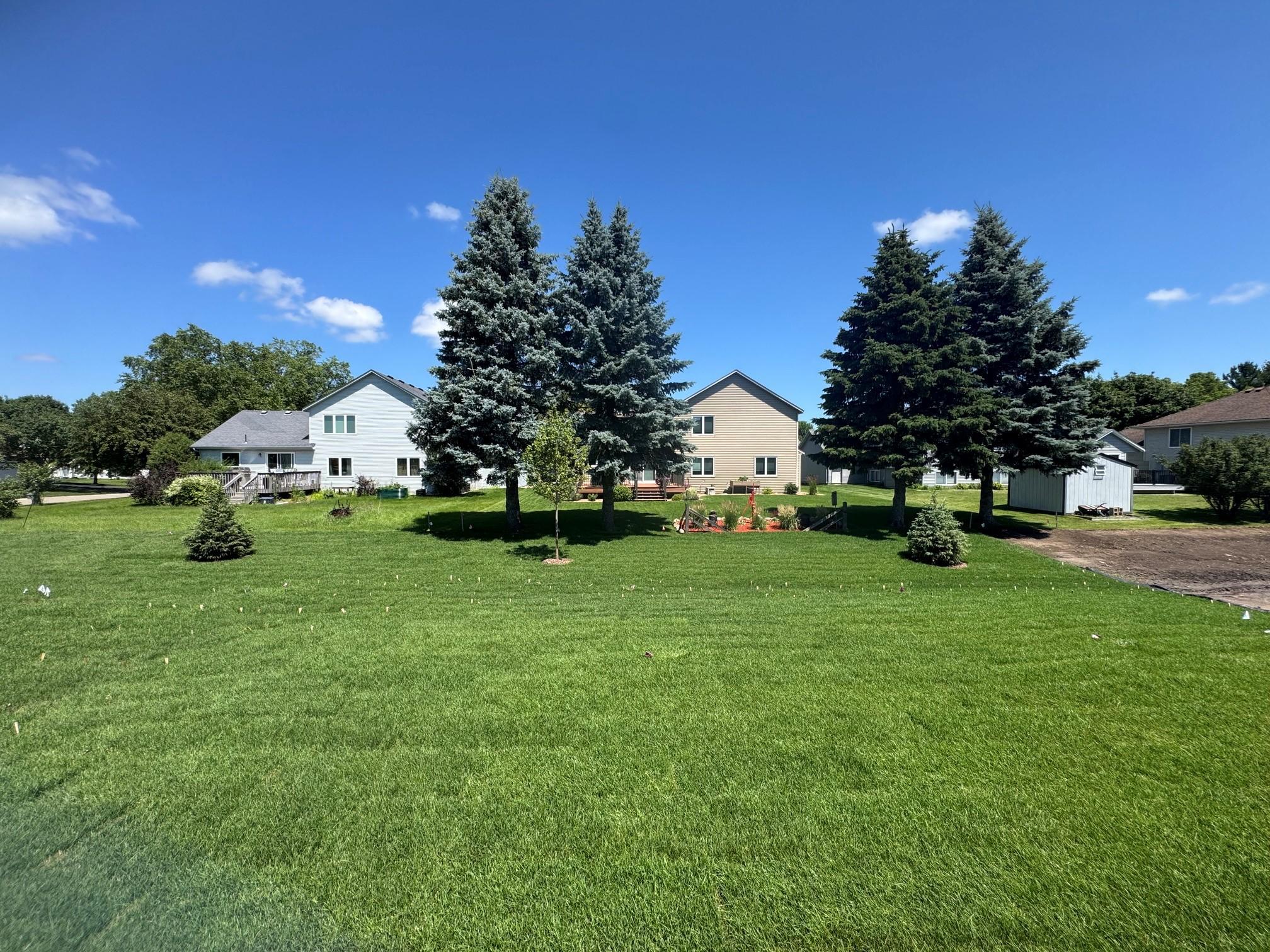 Fully sodded yard and irrigation included!
