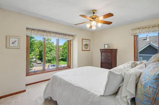 Large second bedroom with ample natural light and a spacious closet.