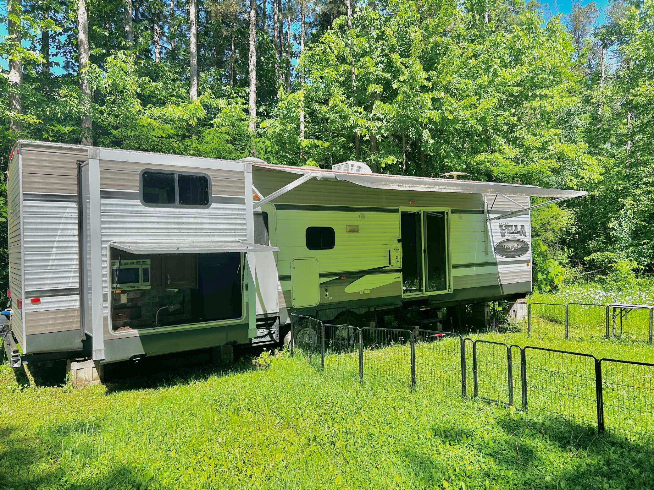 Camper One - One of two campers located on the wooded lot