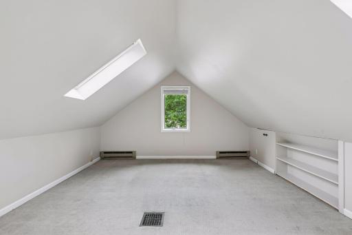Built in bookshelves and more good natural light