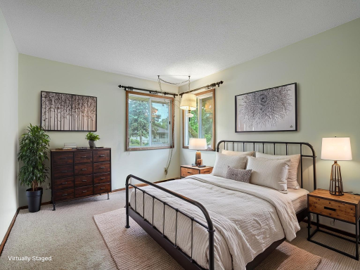 The largest bedroom has two windows overlooking the front.