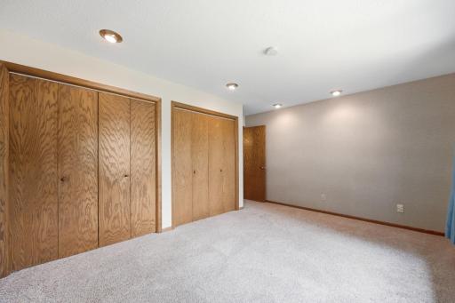 Spacious Primary Bedroom with double closets with organizers!
