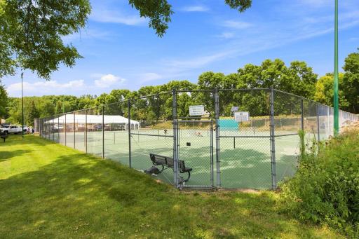 The Preserve tennis courts.
