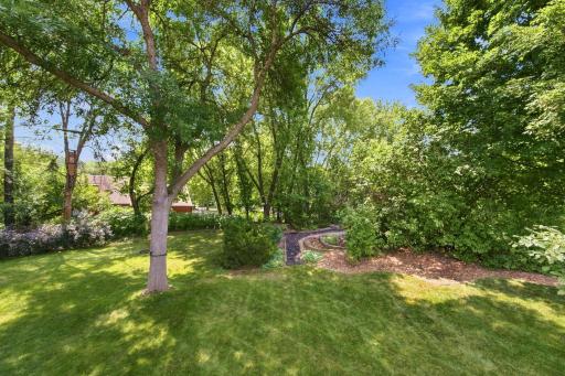 Gorgeous lawn and gardens.