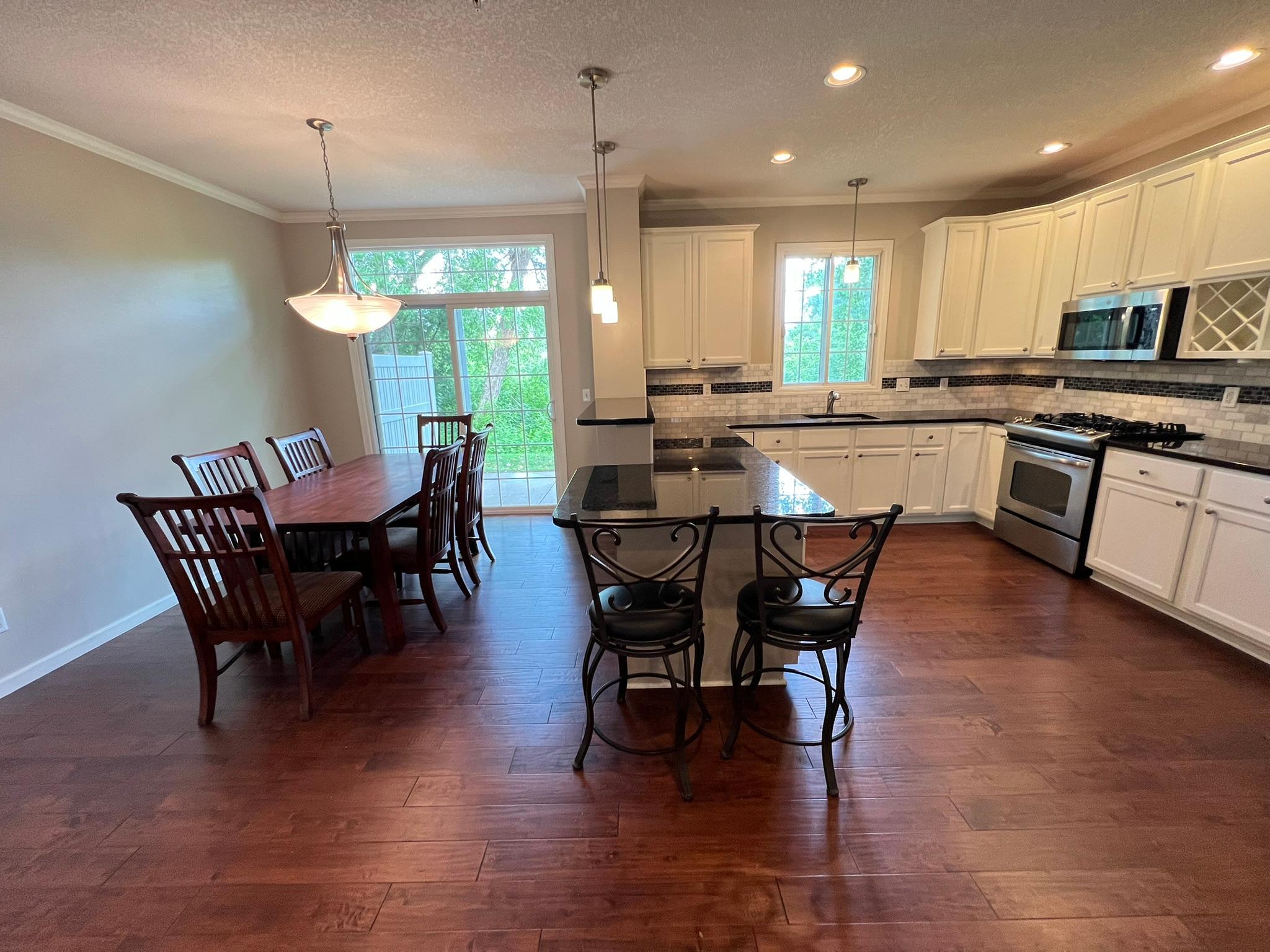 Kitchen and Dining View