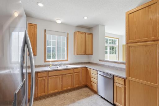 This home offers a truly great kitchen with an abundance of storage and generous counter space for food prep.