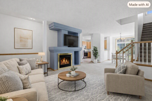 Attractive, and open floor plan is perfect for day to day living! ( Virtually staged)