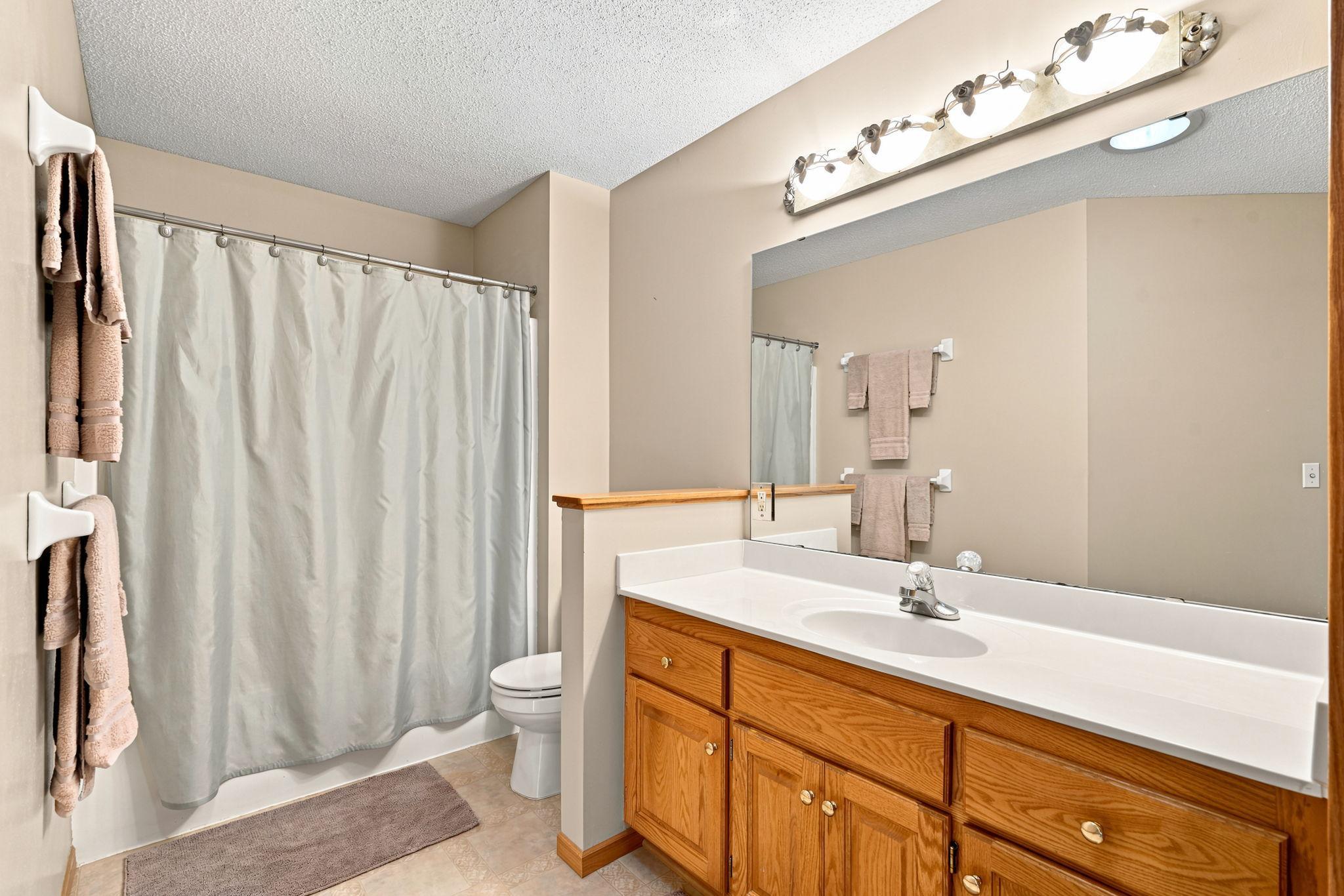 Upper level bath.