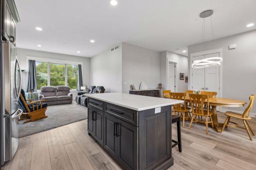 Center Island in the MIL suite is great for food preparation or for guests to be a part of meal prep.