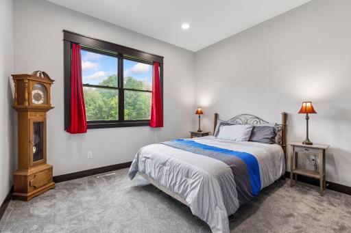 This is a 2nd bedroom in the MIL suite. It allows for a PCA to live on-site and use the garage entrance and have a semi-private space.