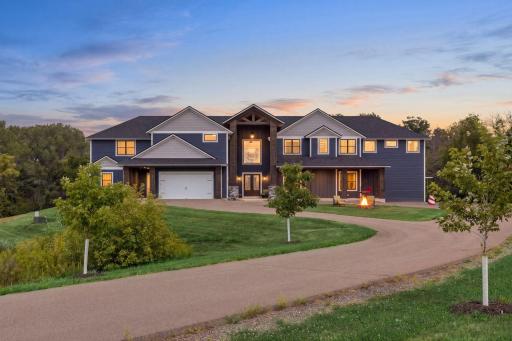 Your new home at dusk!