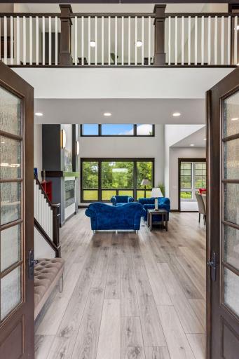 Your living room from the entry way!