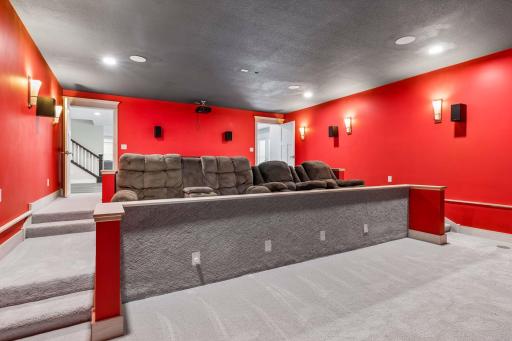 Theater has no A/C vents and is soundproofed with ¼” EPDM and double layer of sheetrock on interior walls.
