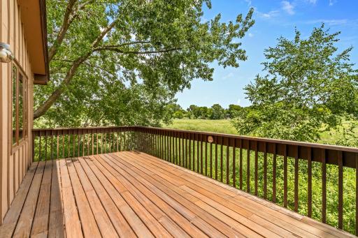 Your spacious deck with lots of wildlife to watch. A peaceful setting too.
