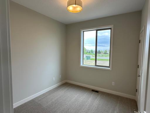 Flex room on main level with closet and